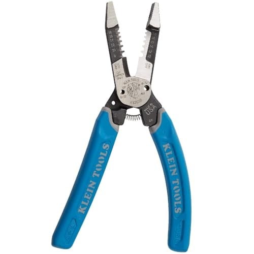 Klein Tools K12035 Klein-Kurve Kesiciler, Ağır Hizmet Tipi Tel Sıyırma Aleti, 8-18 Sağlam, 10-20 AWG Telli