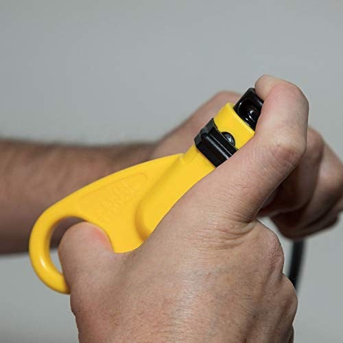 KLEIN TOOLS Koaksiyel kablo sıyırma aleti, 2 kademeli, radyal