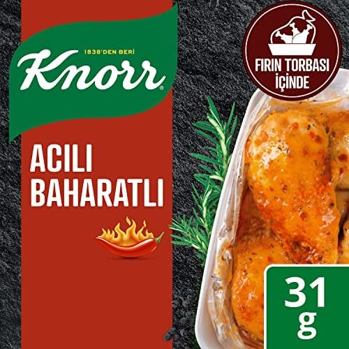 Knorr Çeşni Acılı Baharatlı Çeşnile Fırınla 31 g