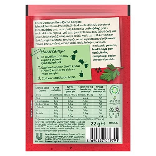 Knorr Çorba Kıtırlı Domates 22 g