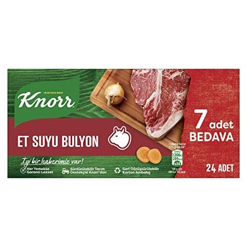 Knorr Et Bulyon 1 Paket 24 Adet (12 Lt, 240 Gr)