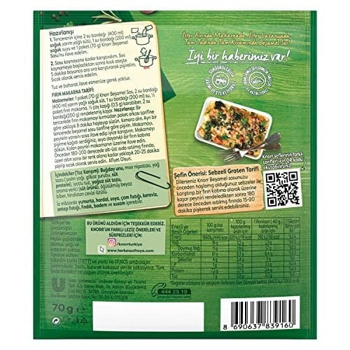 Knorr Harçlar Beşamel 70 g