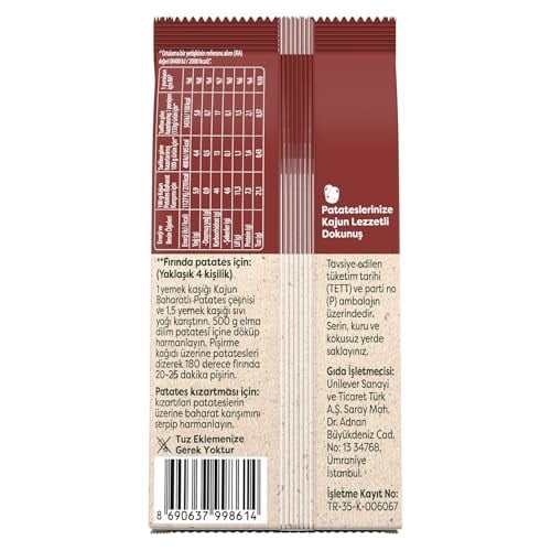 Knorr Kajun Patates Çeşnisi 60 gr