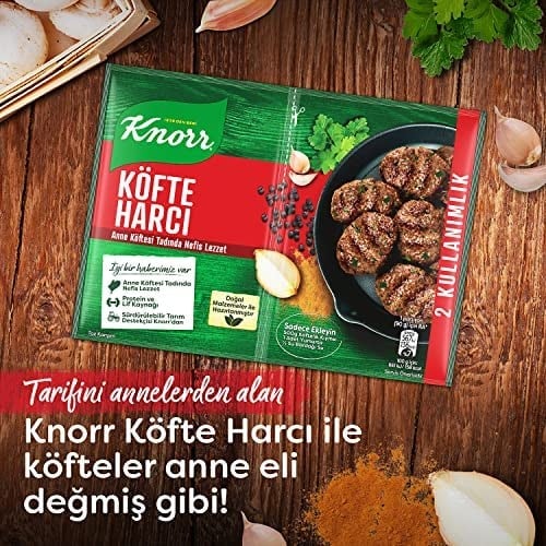 Knorr Köfte Harcı Anne Köftesi Tadında 2 Kullanımlık 82 g