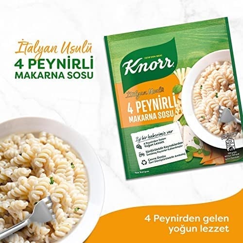 Knorr Makarna Sosu İtalyan Usulü 4 Peynirli 50 g