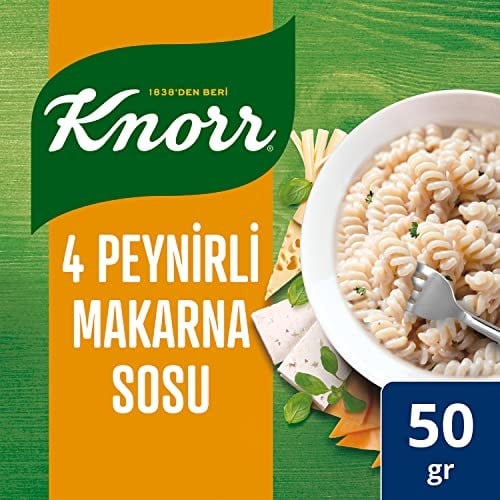 Knorr Makarna Sosu İtalyan Usulü 4 Peynirli 50 g