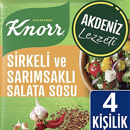 Knorr Sirkeli ve Sarımsaklı Salata Sosu (5 x 1 adet)