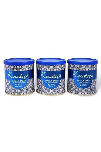 Kocatepe Damla Sakızlı Türk Kahvesi Teneke 100 gr 3lü Paket