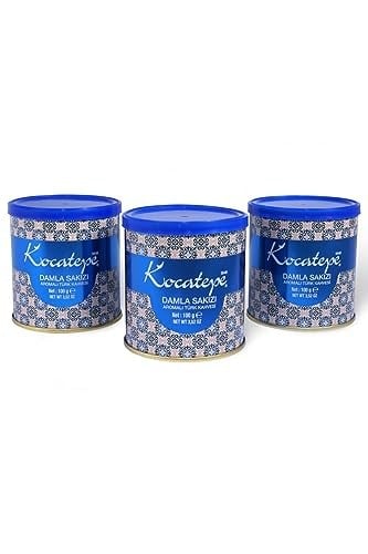 Kocatepe Damla Sakızlı Türk Kahvesi Teneke 100 gr 3lü Paket