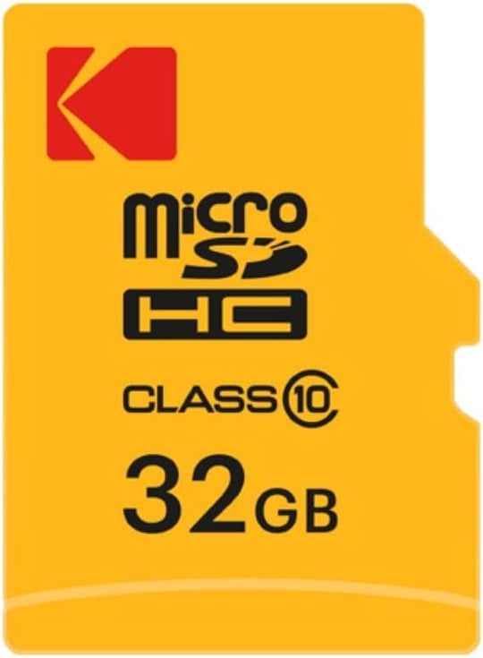 Kodak 32 GB Class 10 MicroSD hafıza kartı, SD adaptörlü