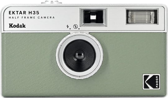 KODAK EKTAR H35 Yarım Çerçeve Film Kamera (Kum) Paketi Kodak Ultramax 400/24EXP 35mm Rulo Film - Seçenekler: 24exp film ile paket, Filmsiz tek, Paket, Tek