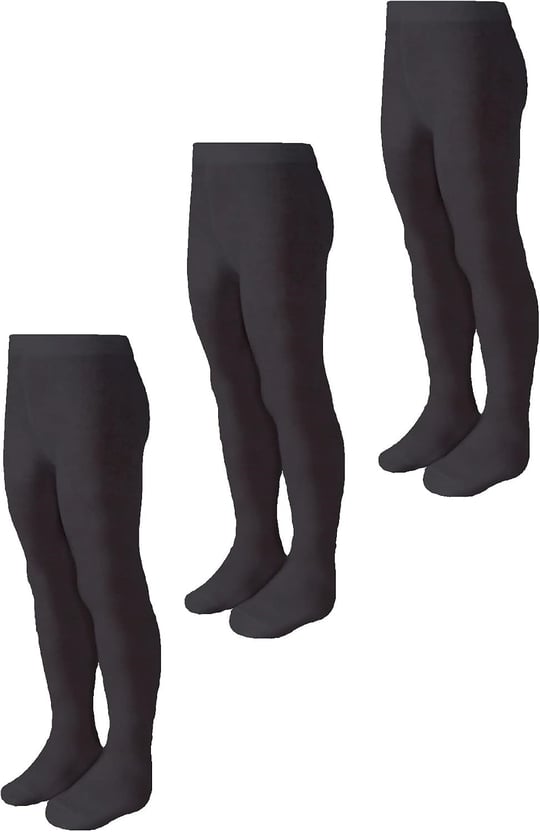 Koku Yapmayan Külotlu Kız Çocuk Gümüş Çorap 3lü Paket -1