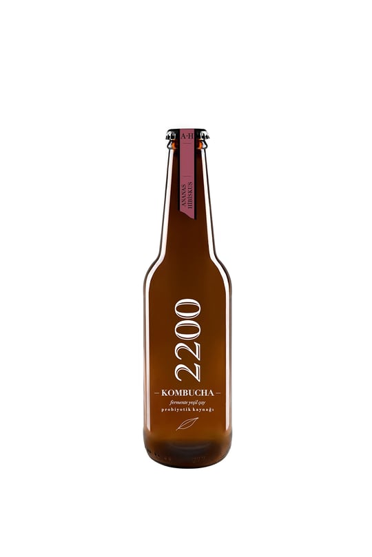 KOMBUCHA 2200 ANANAS-HİBİSKUS 330 ML. 6LI PAKET (ANANAS-HİBİSKUS 330 ml.)