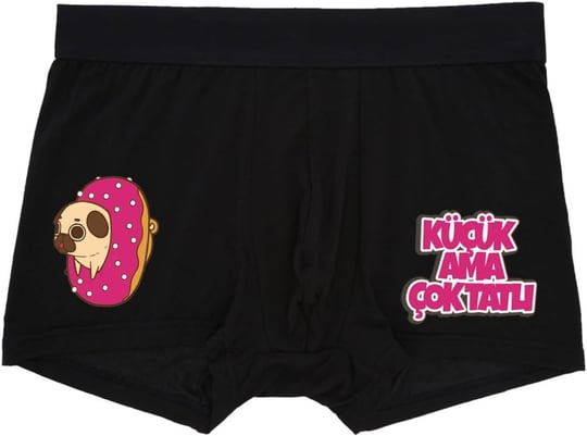 Komik Boxer Küçük Ama Çok Tatlı Komik Baksır - Erkek Sevgiliye Hediye Baksır