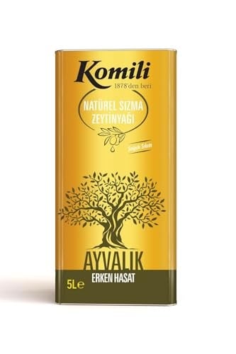 KOMİLİ AYVALIK ERKEN HASAT ZEYTİNYAĞI – 5 LT