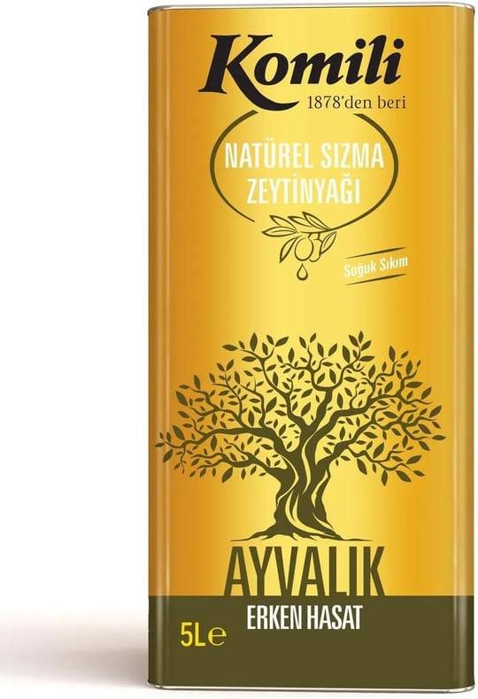 KOMİLİ AYVALIK ERKEN HASAT ZEYTİNYAĞI – 5 LT