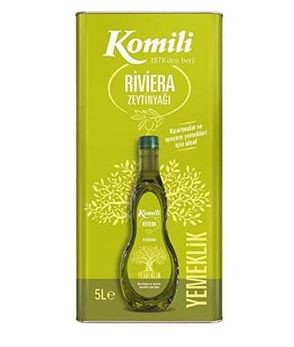 Komili Riviera Zeytinyağı Teneke 5 Lt