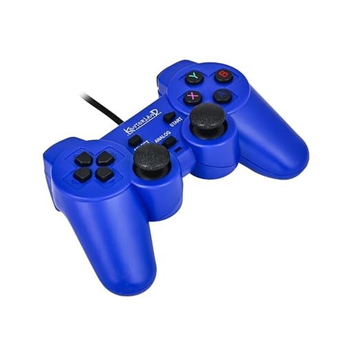 Kontorland Kablolu PC Gamepad – D-Input & X-Input Destekli Çift Titreşimli USB Oyun Kolu