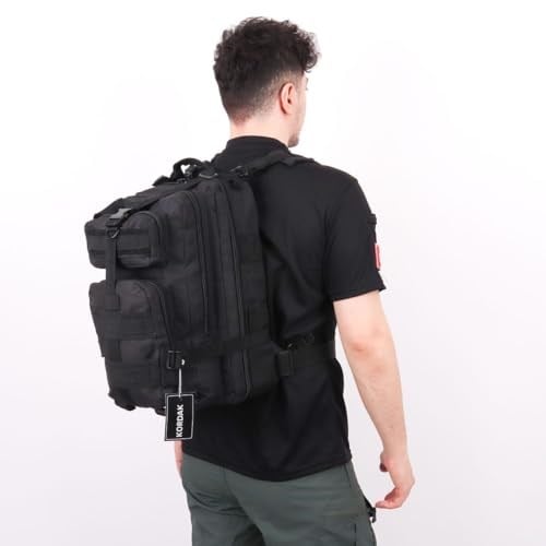 KORDAK 30 Litre Siyah Su İtici İthal Tactical Çanta