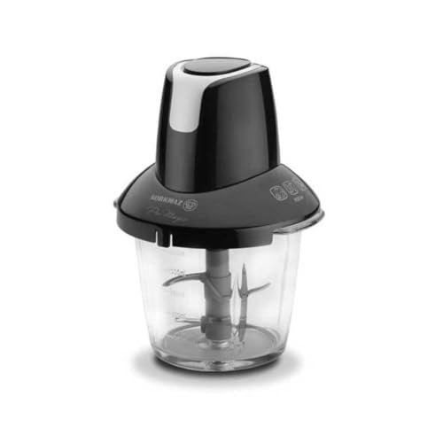 Korkmaz Pro Magic 4 Bıçaklı Siyah/Krom Cam Doğrayıcı