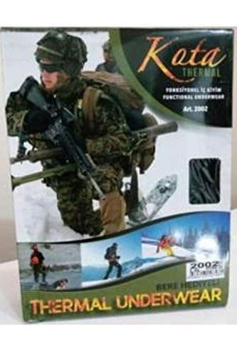 Kota 2002 Askeri Termal İçlik Tayt Fanila Takım(Bere Hediyeli)