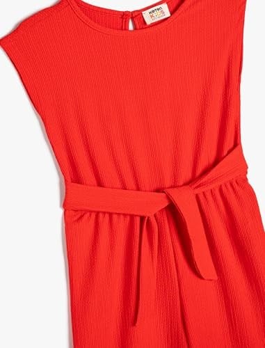 Koton Bisiklet Yaka Kolsuz Kemer Detaylı Tulum Tulum Kız çocuk