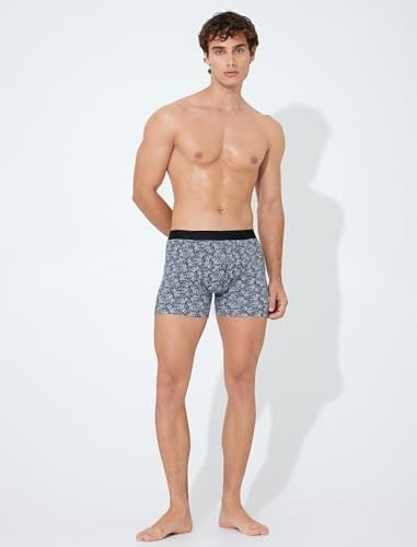 Koton Çiçek Baskılı 3lü Boxer Set 4SLM90025MK Boxer Erkek