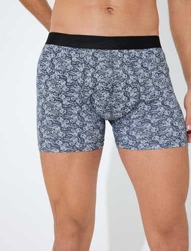 Koton Çiçek Baskılı 3lü Boxer Set 4SLM90025MK Boxer Erkek