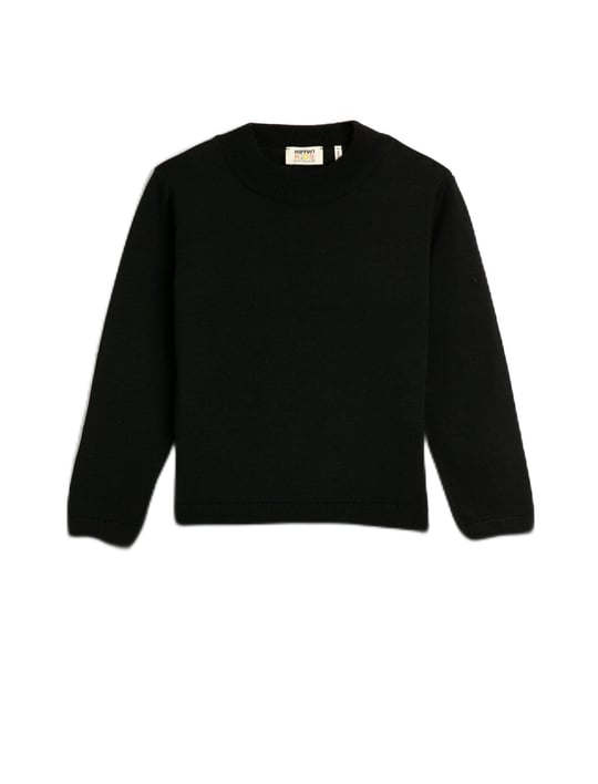 Koton Sweater Knit Basic Long Sleeve Half Stand Up Neck
