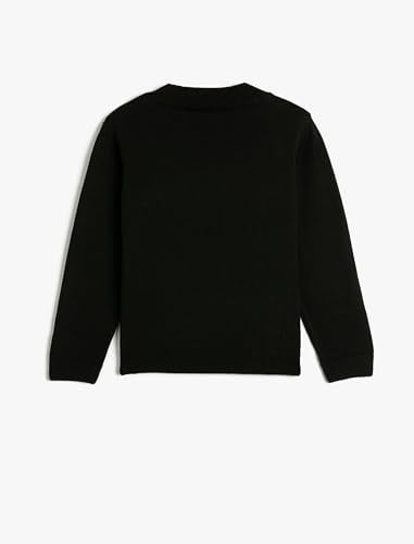 Koton Sweater Knit Basic Long Sleeve Half Stand Up Neck
