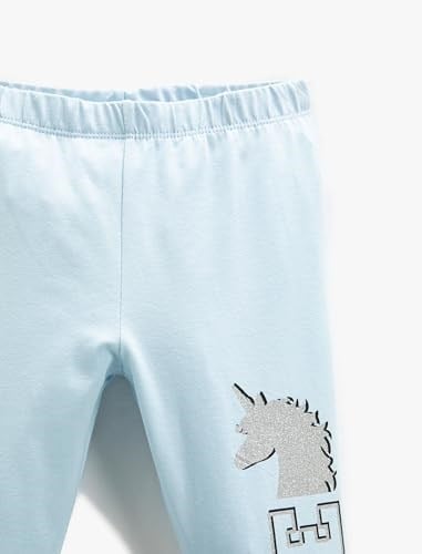 Koton Unicorn Tayt Beli Lastikli Pamuklu