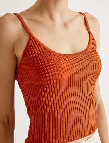 Koton X Melis Ağazat - Triko Askılı Atlet U Yaka