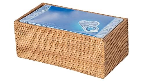 Kouboo Loma Dikdörtgen Rattan Peçete Kutusu Kapağı (Kahverengi)