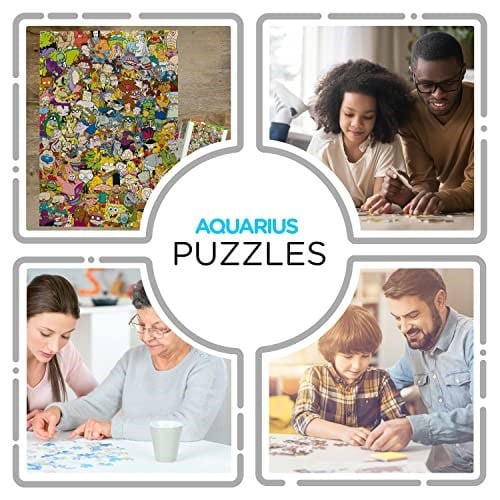 KOVA BURCU Nickelodeon 90lar Bulmaca (3000 Parça Puzzle) - Resmen Lisanslı Nickelodeon Mal ve Koleksiyon - Glare Free - Hassas Fit - hemen hemen yok Dust Bulmaca - 32 x 45 inç