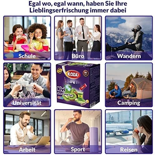 Koza Kivi Aromalı Tek İçimlik İçecek Tozu 50 x 1.5 G