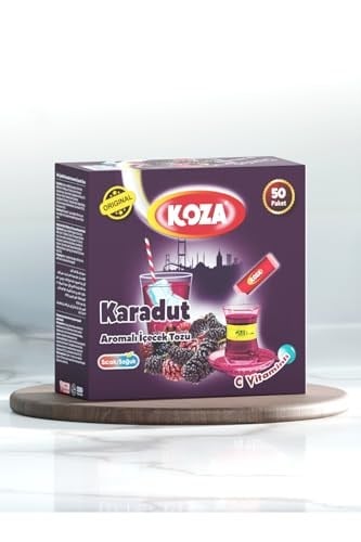 KOZA Tek İçimlik Karadut Aro. Içecek Tozu (50 Adet)
