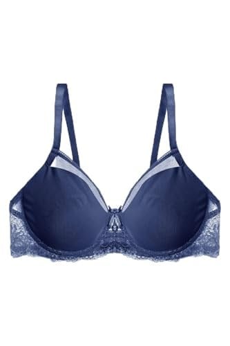 Koza Underwear Kadın Tül Detaylı Dolgusuz Toparlayıcı Minimizer Sütyen