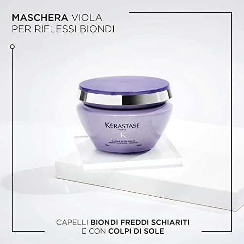 Kérastase Blond Absolu Ultra Violet 200 ml Sarı ve Gri Saçlar İçin Silver Maske