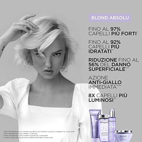 Kérastase Blond Absolu Ultra Violet 200 ml Sarı ve Gri Saçlar İçin Silver Maske