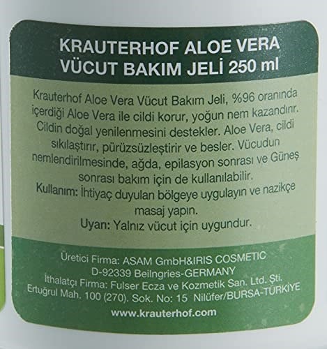 Krauterhof Aloe-Vera Jel 250 ml (1 x 250 ml)