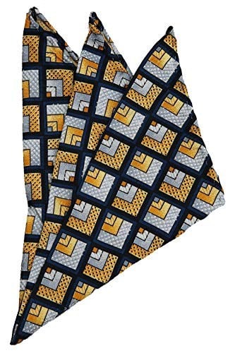 Kravatkolik Çok Renkli Motif Baskılı İpek Mendil SPS303