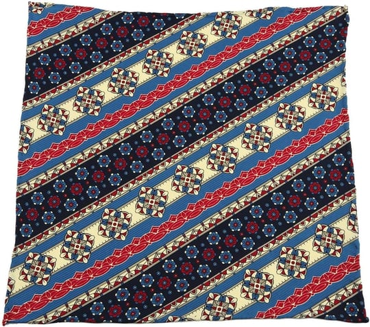 Kravatkolik Çok Renkli Motif Baskılı İpek Mendil SPS151