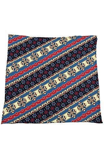 Kravatkolik Çok Renkli Motif Baskılı İpek Mendil SPS151