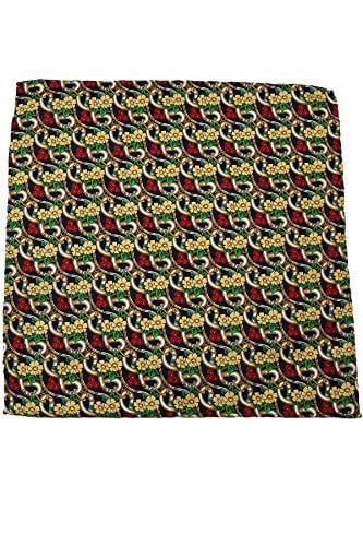 Kravatkolik Çok Renkli Motif Baskılı İpek Mendil SPS357