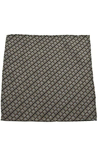 Kravatkolik Gri Motif Baskılı İpek Mendil SPS176