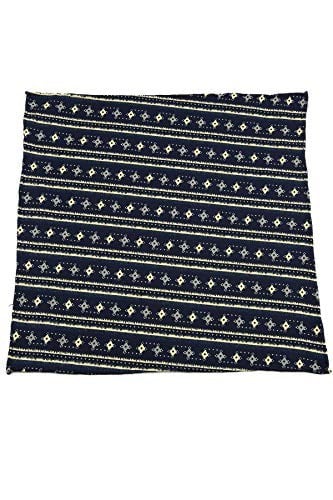 Kravatkolik Lacivert Motif Baskılı İpek Mendil SPS150