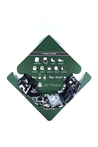 Kravatkolik Punk Skull Siyah Fuşya Bandana BND14