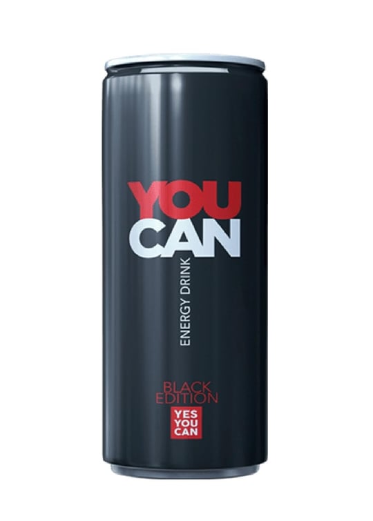 Kristal You Can Siyah Enerji İçeceği 250 ml