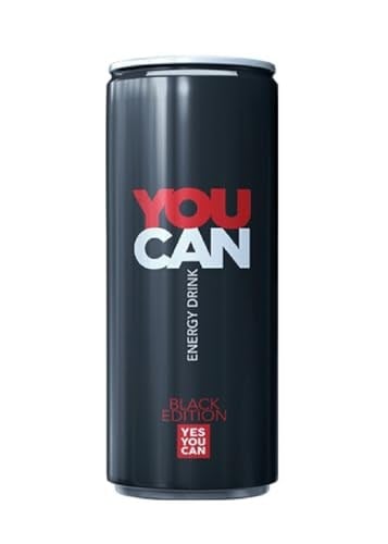 Kristal You Can Siyah Enerji İçeceği 250 ml