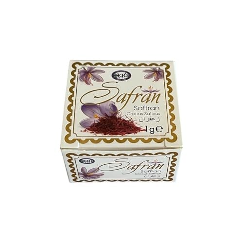 KRK Premium Safran – 1 Gram | Birinci Kalite Doğal Safran İplikleri | Safran Çayı, Tatlı ve Yemekler İçin | Safran Baharat & Saffron Threads